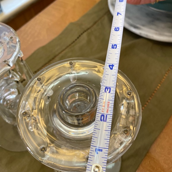 Crystal Wave Teardrop Candleholder - Picture 3 of 3